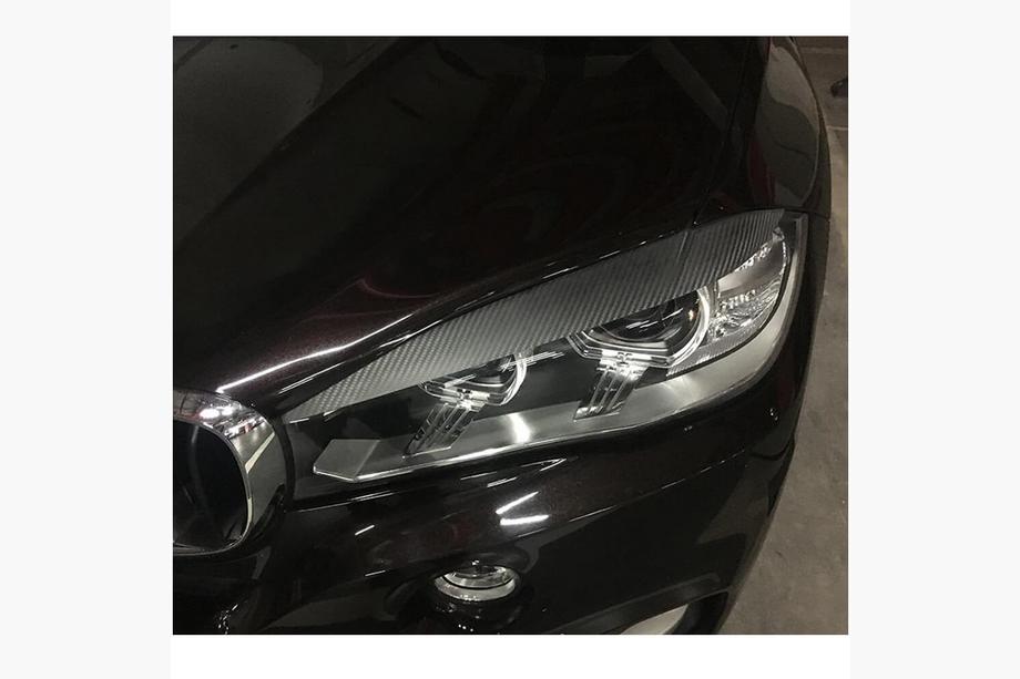 BMW X6 F16 2014-2019 Coques de Phares Carbone Sec V2 Photo 4