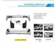 Toyota Land Cruiser Prado 150 2009-2023 Protections de pare-chocs avant et arrière Luxury (2013-2017) photo 28
