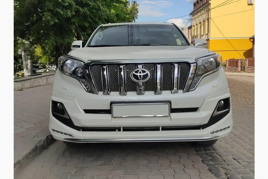Toyota Land Cruiser Prado 150 2009-2023 Protections de pare-chocs avant et arrière Luxury (2013-2017) Image