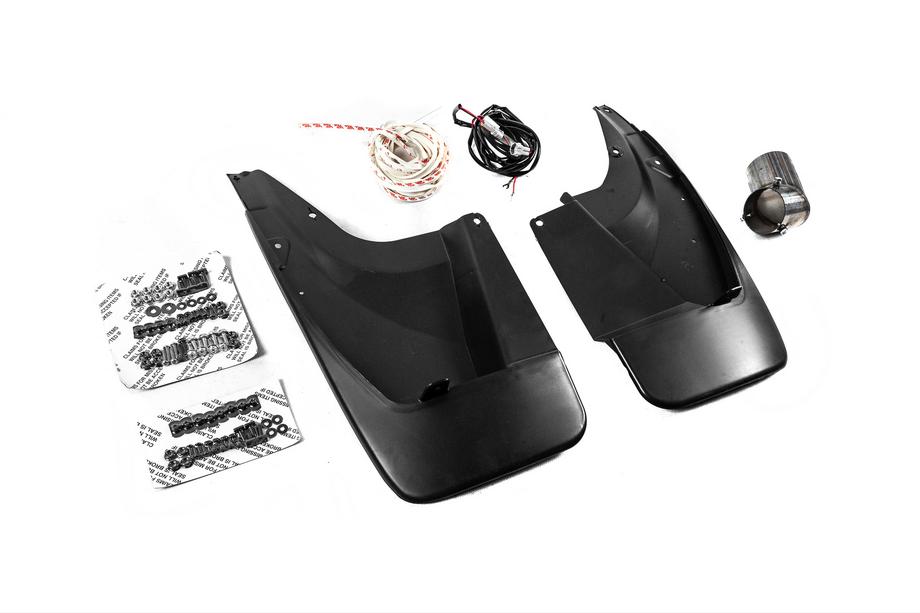 Toyota Land Cruiser Prado 150 2009-2023 Protections de pare-chocs avant et arrière Luxury (2013-2017) Noir Photo 14