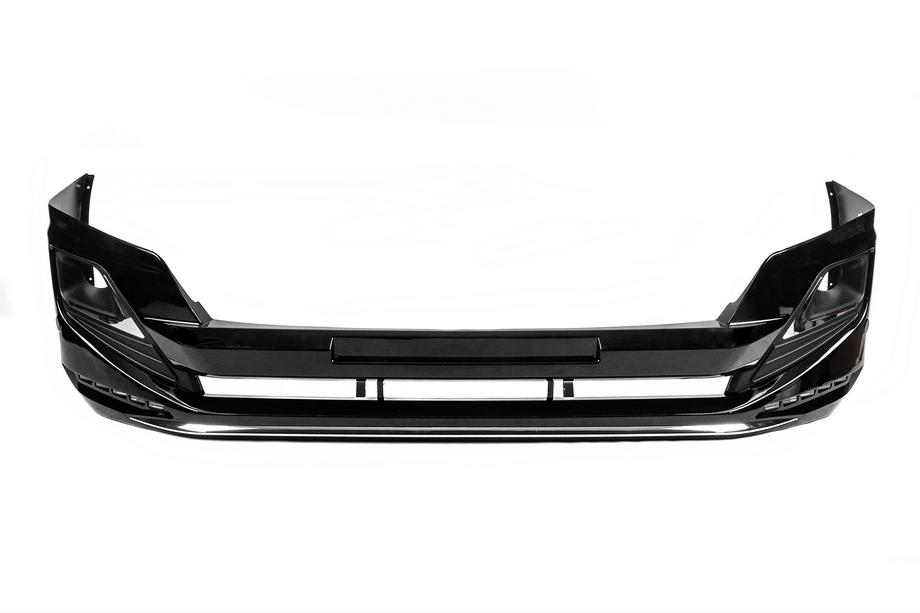 Toyota Land Cruiser Prado 150 2009-2023 Protections de pare-chocs avant et arrière Luxury (2013-2017) Noir Photo 16