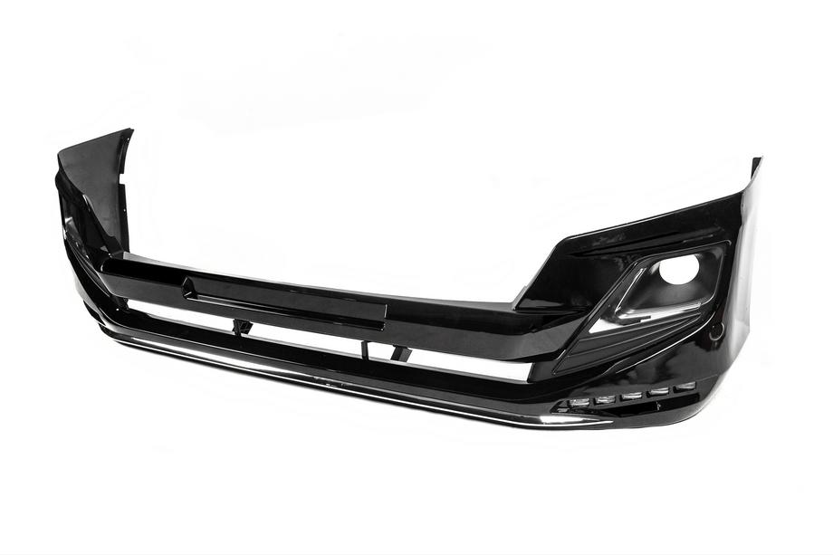 Toyota Land Cruiser Prado 150 2009-2023 Protections de pare-chocs avant et arrière Luxury (2013-2017) Noir Photo 17