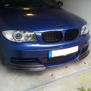 Extensions Flap de Pare-chocs Avant (pour E82/E88 M-Sport, Carbone) BMW 1 Series E81/E82/E87/E88 2004-2011 photo 2