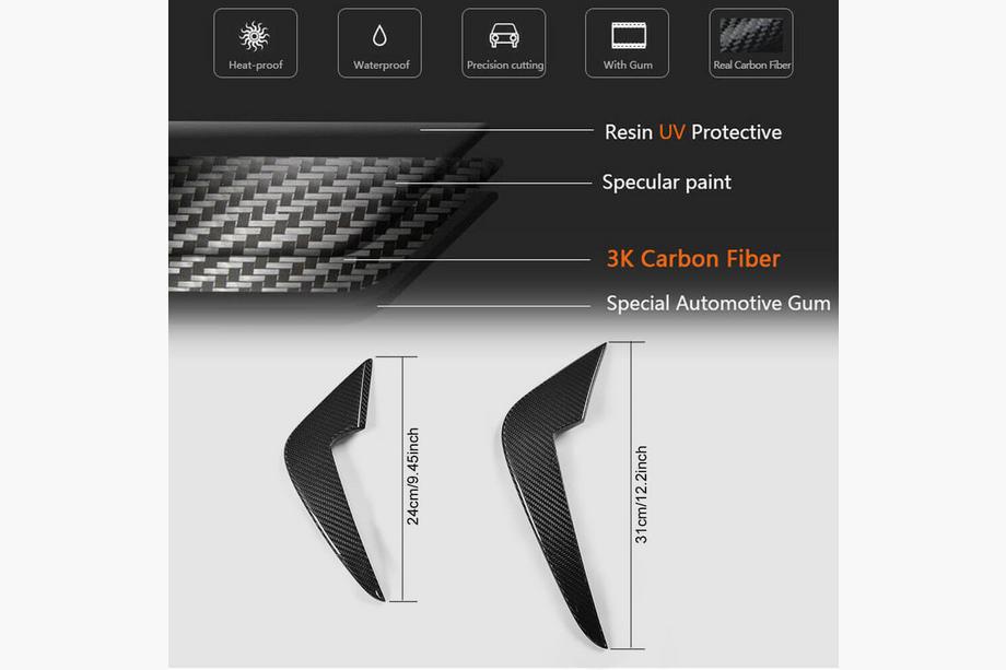 BMW 2 Series F22/F23 2014-2021 Extensions de lame avant FRP V2 pour F87 M2 2016-2020 Photo 5