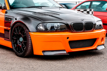 BMW 3 Series E46 1998-2006 Extensions Flap de Pare-chocs Avant (pour M3, Carbone) photo 2