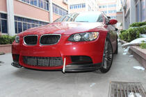 BMW 3 Series E90/E91 2005-2011 Extensions Flap de Pare-chocs Avant (pour E90 2008-2011 Base, Carbone) photo 3