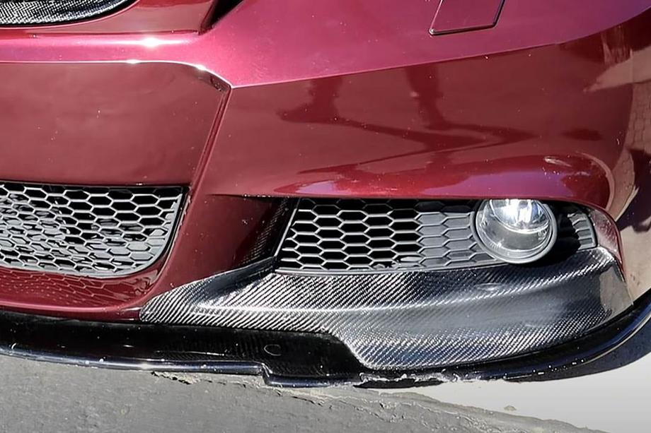 BMW 3 Series E90/E91 2005-2011 Flaps de pare-chocs avant (pour E90 2008-2011 M-Sport, Carbone) Photo 5
