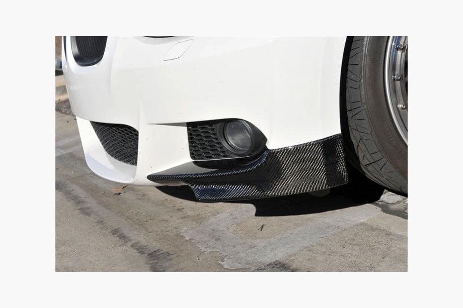 BMW 3 Series E92/E93 2006–2013 Flaps de pare-chocs avant (pour M-Sport 2006-2009, Carbone) Photo 2