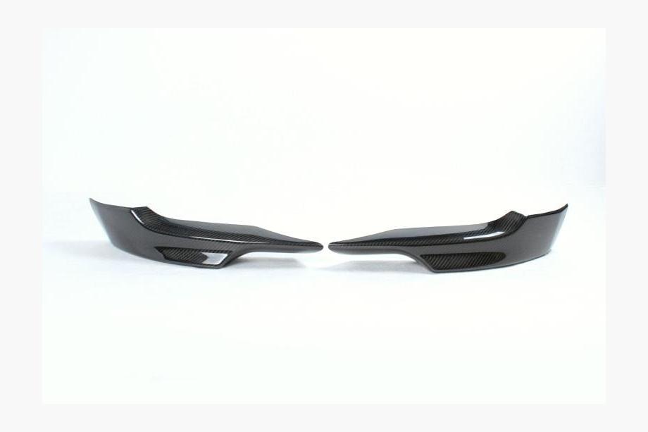BMW 3 Series E92/E93 2006–2013 Flaps de pare-chocs avant (pour M-Sport 2006-2009, Carbone) Photo 6