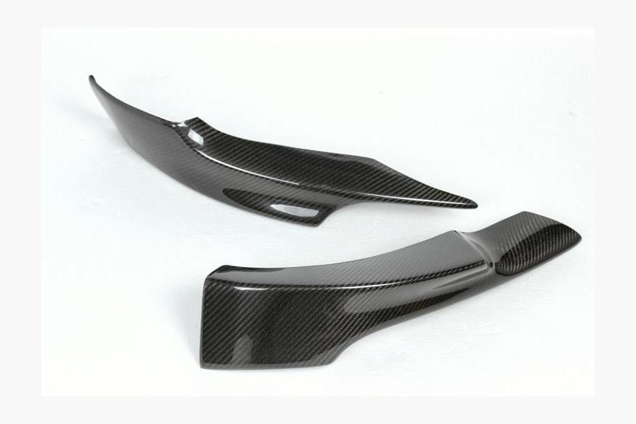 BMW 3 Series E92/E93 2006–2013 Flaps de pare-chocs avant (pour M-Sport 2006-2009, Carbone) Photo 8