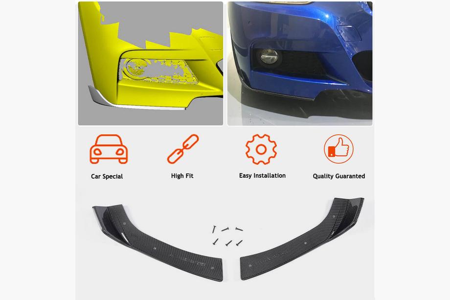 BMW 3 Series F30/F31 2012-2019 Lame avant Flap FRP V2 (pour M-Sport) Photo 3