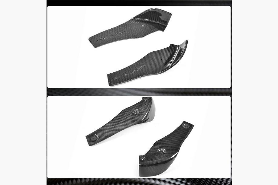 BMW 3 Series F30/F31 2012-2019 Lame avant Flap V2 pour pare-chocs (pour F80, Carbone) Photo 5