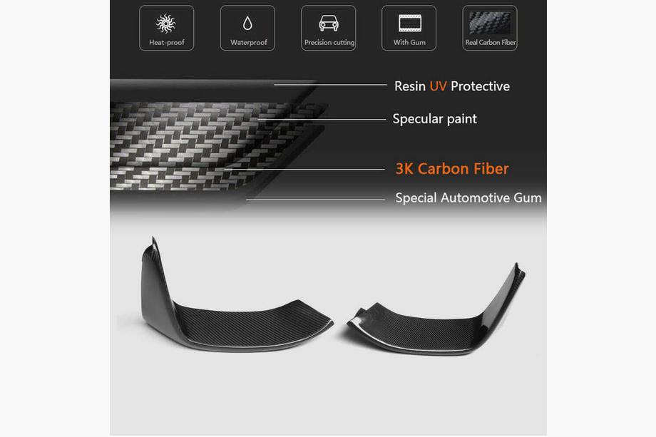 BMW 4 Series F32/F33/F36 2012-2020 Lame de Pare-chocs Avant Flap V3 (pour F82/F83, Carbone) Photo 7