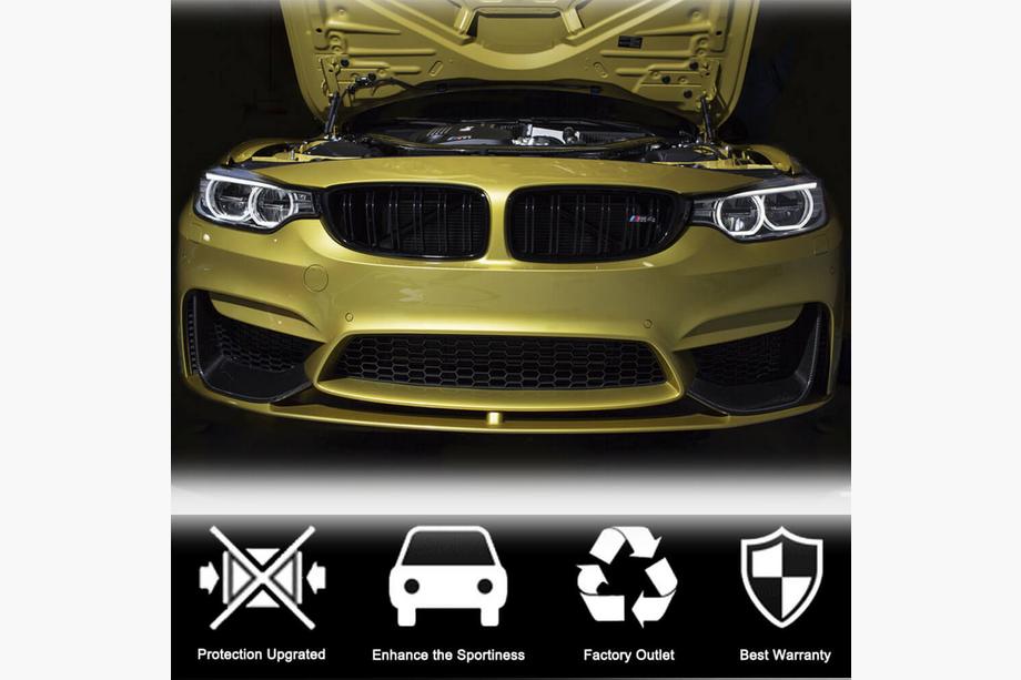 BMW 4 Series F32/F33/F36 2012-2020 Lame de Pare-chocs Avant Flap V4 (pour F82/F83, Carbone) Photo 3