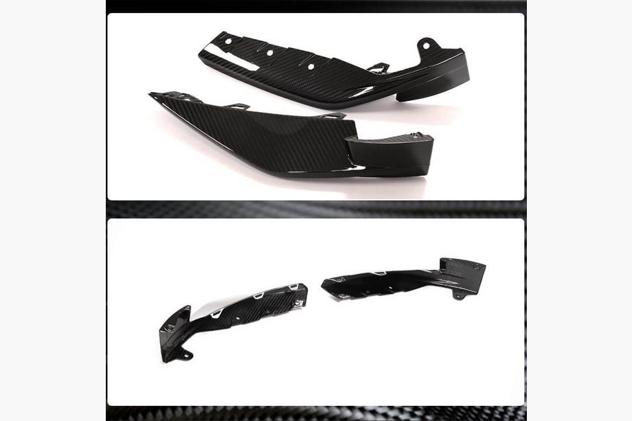 BMW 3 Series G20/G21 2018- Extensions Flap de Pare-chocs Avant (pour G80, Carbone) Photo 3