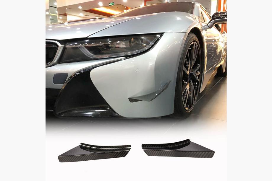 BMW I8 2014-2020 Flaps de Pare-chocs Avant (Carbone) Photo 1