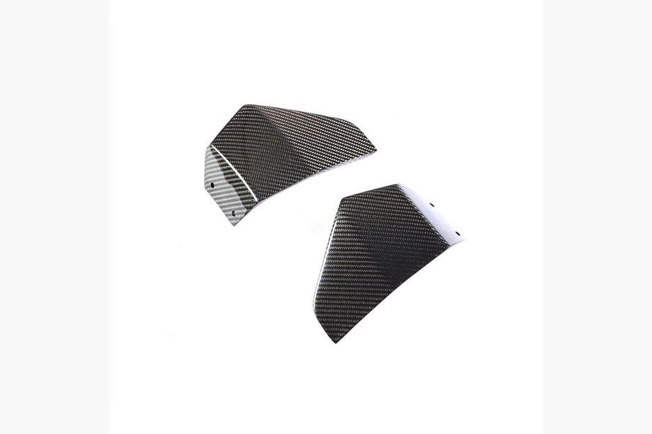 BMW X3 G01 2018- Flaps de pare-chocs avant (pour M-Sport d'origine 2018-2021, Carbone) Photo 3