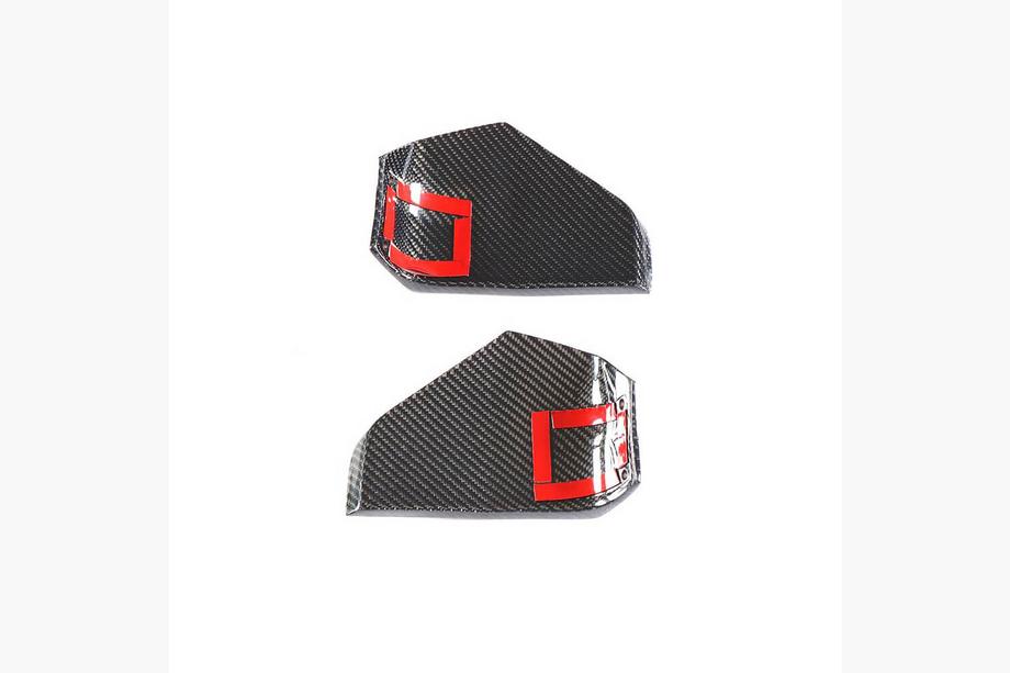 BMW X3 G01 2018- Flaps de pare-chocs avant (pour M-Sport d'origine 2018-2021, Carbone) Photo 4