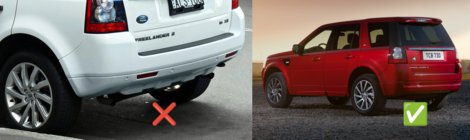 Land Rover Freelander II 2006–2014 Bavettes Premium d'origine (pour Sport Edition, 4 pcs) photo 3
