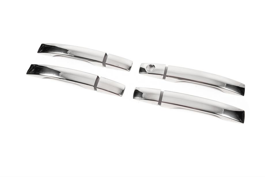 Ssang Yong Rodius Couvre-poignées de Porte Chromés (4 pcs, Acier Inoxydable) Photo 2