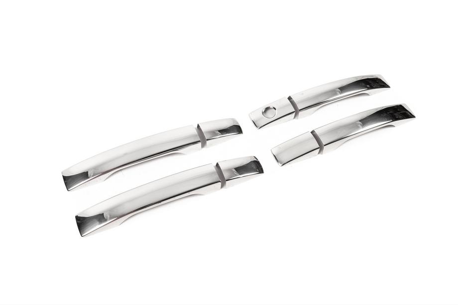 Ssang Yong Rodius Couvre-poignées de Porte Chromés (4 pcs, Acier Inoxydable) Photo 3