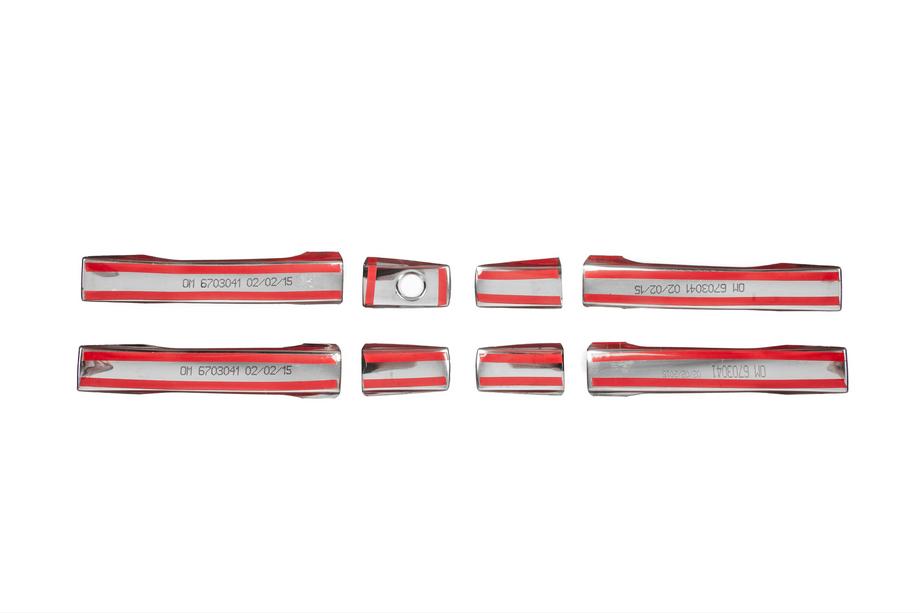 Ssang Yong Rodius Couvre-poignées de Porte Chromés (4 pcs, Acier Inoxydable) Photo 4