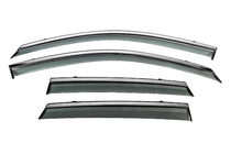 Audi A3 2020- Déflecteurs de Vitres avec Moulure Chromée Niken Luxury (HB, 4 pcs) photo 1