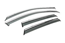 Audi A3 2020- Déflecteurs de Vitres avec Moulure Chromée Niken Luxury (HB, 4 pcs) photo 3