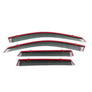Déflecteurs de Vitres avec Moulure Chromée Niken Luxury (HB, 4 pcs) photo 4