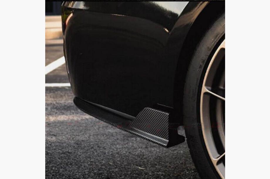 BMW 3 Series F30/F31 2012-2019 Cache de pare-chocs arrière Flap (pour F30 M-Sport, Carbone) Photo 2