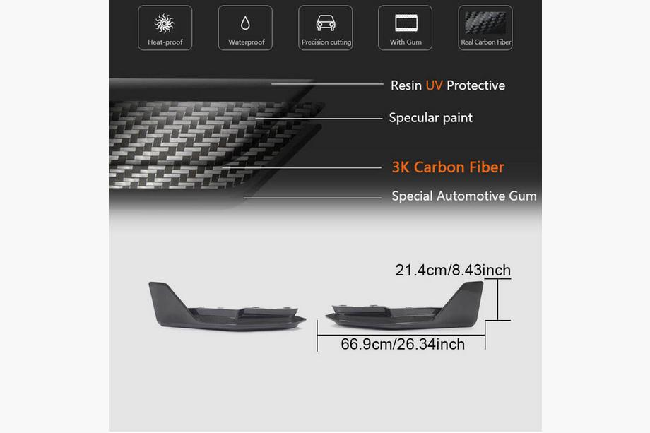 BMW 4 Series G22/23/26 2020- Extensions de pare-chocs arrière Flap V2 (pour G82/G83) Photo 6
