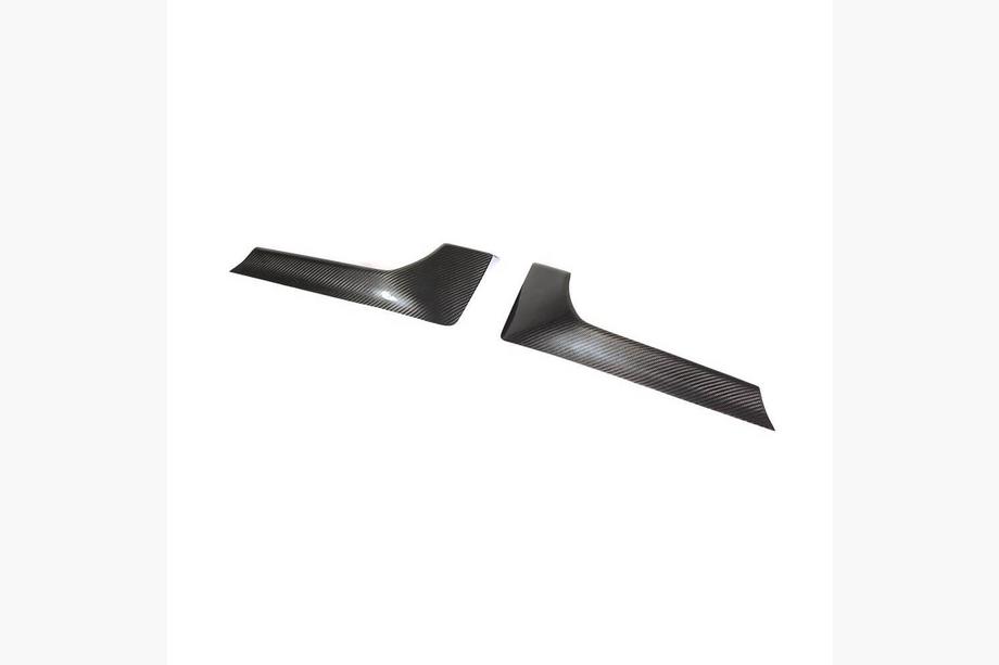 BMW Série 5 G30/G31 2017–2023 Flaps de pare-chocs arrière en carbone (pour M-Sport/M5 F90, Carbone) Photo 4