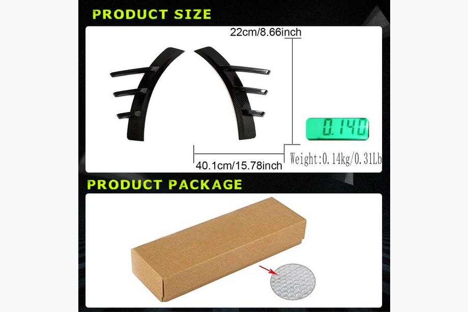 BMW 2 Series G42 2021- Extensions aérodynamiques de pare-chocs arrière (pour G87, Carbone) Photo 5