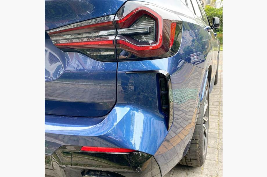 BMW X3 G01 2018- Extensions de Pare-chocs Arrière Flap ABS (pour M-Sport 2021+) Photo 2