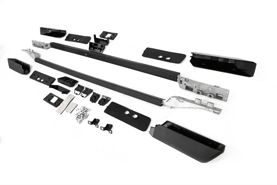 Toyota Land Cruiser Prado 250 2023- Rails de toit OEM noirs (aluminium) Photo 13