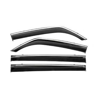 Deflecteurs de Vitres avec Moulure Chromee Niken Luxury (4 pcs) Mitsubishi Pajero Wagon III 1999-2006 photo 1