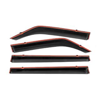 Deflecteurs de Vitres avec Moulure Chromee Niken Luxury (4 pcs) Mitsubishi Pajero Wagon III 1999-2006 photo 3