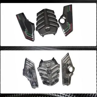 Cache moteur (Carbone sec) Lamborghini Urus 2018- photo 3