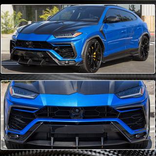 Ailerons de Pare-chocs Avant Flap (Dry Carbon) Lamborghini Urus 2018- photo 4