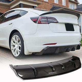Diffuseur Arrière V1 (2017-2023, Carbone) Tesla Model 3 2017- photo 1