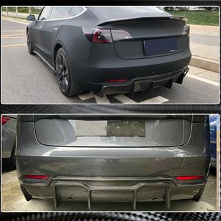 Diffuseur Arrière V2 (2017-2023, Carbone) Tesla Model 3 2017- photo 3