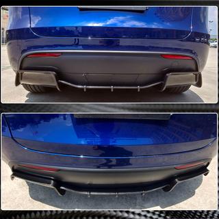 Diffuseur Arrière V2 (2020-2025, Carbone) Tesla Model Y 2020- photo 4