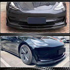 Tesla Model 3 2017- Lame Avant Lip V1 pour Pare-chocs Avant (2017-2023, Carbone) photo 3