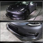 Tesla Model 3 2017- Lame de Pare-chocs Avant Lip V2 (2017-2023, Carbone) photo 5