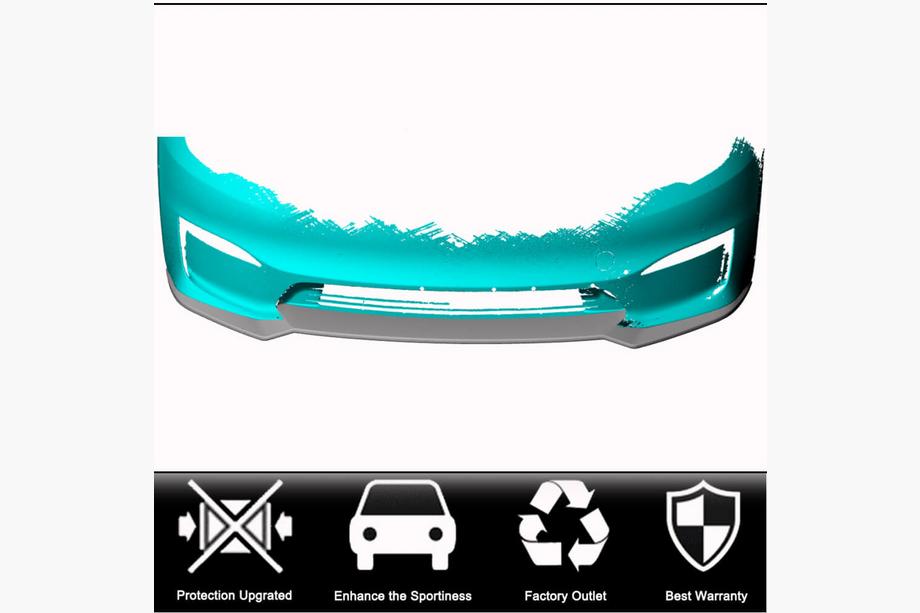 Tesla Model S 2012– Lame avant de pare-chocs Carbone V3 (2021-2023) Photo 2