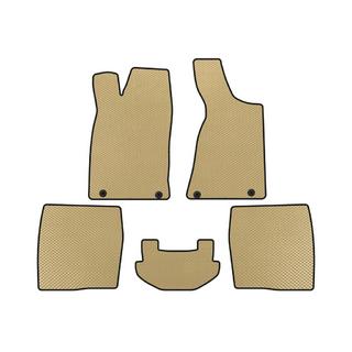 Tapis de sol EVA (1987-1991, Berline, Beige) Audi 80/90 1987-1996