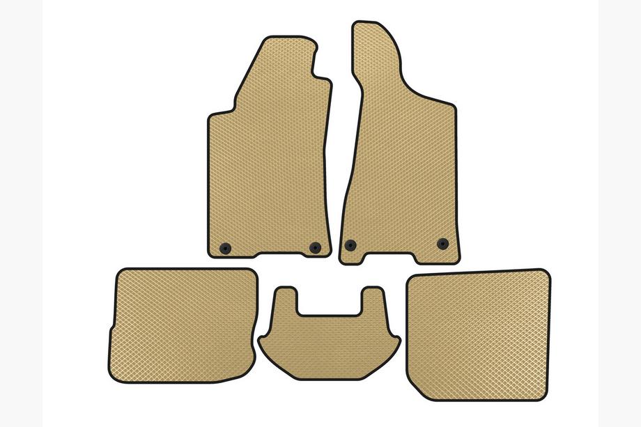 Audi 80/90 1987-1996 Tapis de sol EVA (1991-1996, Sedan, Beige) Image