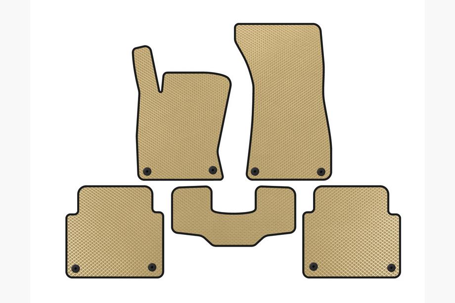 Audi A8 2002-2009 Tapis de sol EVA (Short, Beige) Image