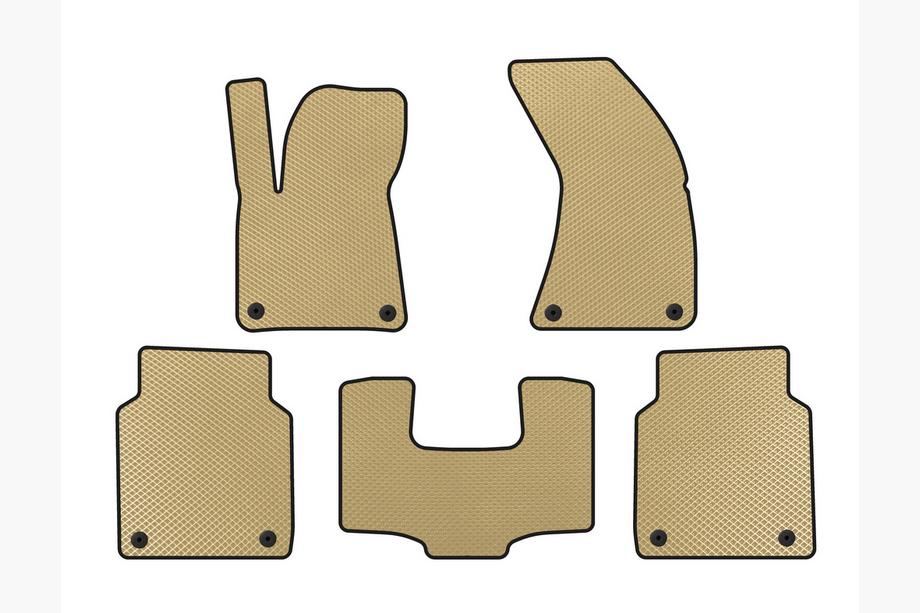 Audi A8 2010-2018 Tapis de sol EVA (Long. Beige) Image