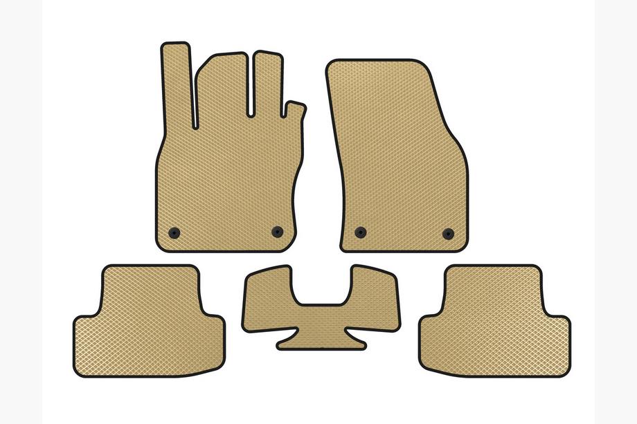 Audi Q2 2016- Tapis de sol EVA (Beige) Image